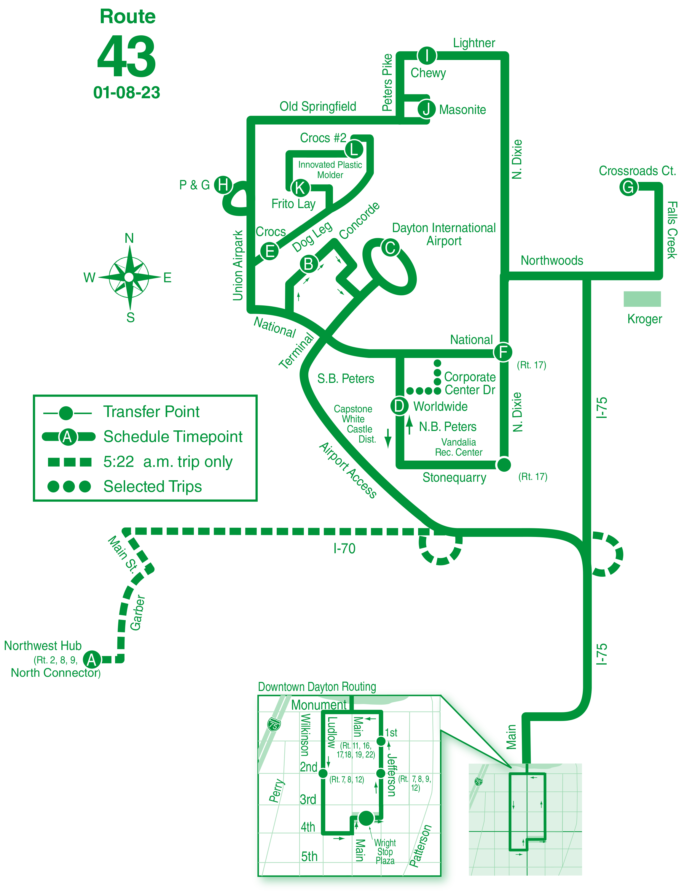 ROUTE 43 Dayton RTA